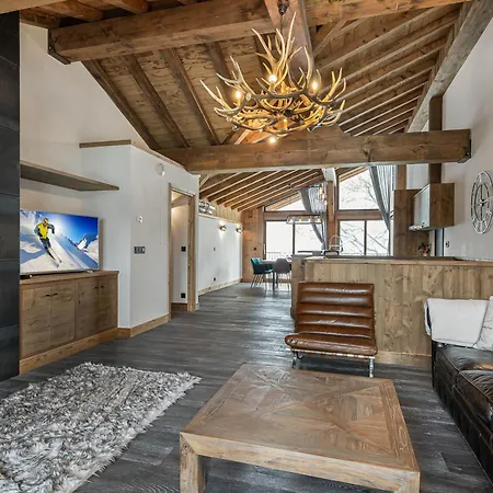 アパート Duplex Pres Des Pistes Avec Hammam Et Cheminee A Le Praz - Fr-1-568-8 *